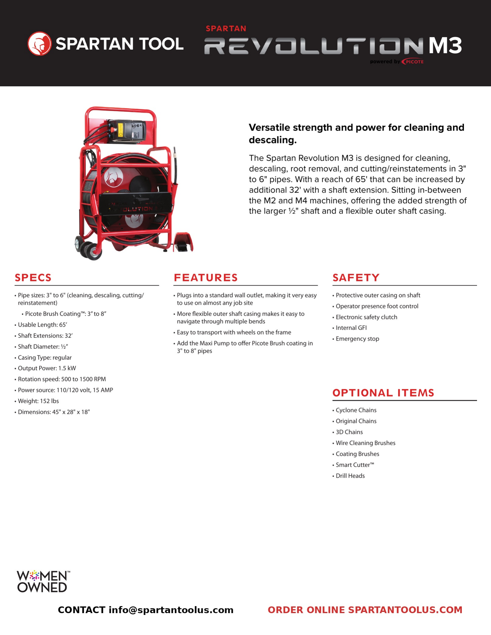 Revolution M3 product guide 1